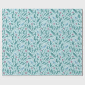 Viktorianischer Vintager Vogel im Garten Licht Geschenkpapier (Flach)