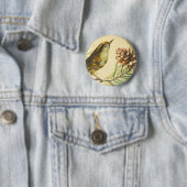 Viktorianischer Vogel-Knopf Button (Beispiel)