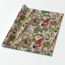 Viktorianischer Weihnachts-Teppich
