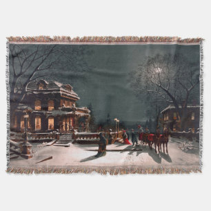 Viktorianischer Weihnachtsabend Party Schloss Slei Decke