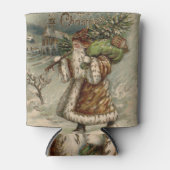 Viktorianischer Weihnachtsbaum Dosenkühler (Vorderseite)