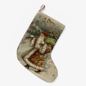 Viktorianischer Weihnachtsbaum Kleiner Weihnachtsstrumpf (Vorderansicht (hängend))