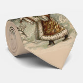 Viktorianischer Weihnachtsbaum Krawatte (Gerollt)