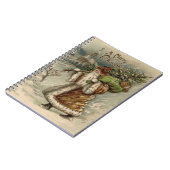 Viktorianischer Weihnachtsbaum Notizblock (Linke Seite)