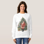 Viktorianischer Weihnachtsbaum Sweatshirt (Vorne ganz)