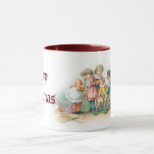 Viktorianischer Weihnachtsbecher Tasse (Zentrum)
