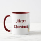 Viktorianischer Weihnachtsbecher Tasse (Links)