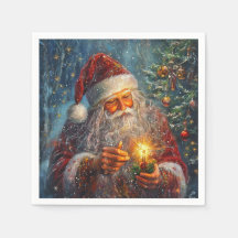 Viktorianischer Weihnachtscocktail Napkins