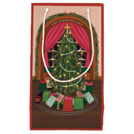 Viktorianischer Weihnachtsfeiertag Kleine Geschenktüte