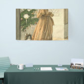 Viktorianischer Weihnachtsfeiertag Vintag Banner (Messeveranstaltung)