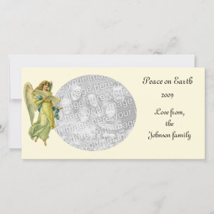 Viktorianischer Weihnachtsgel, Gloria in Excelsis  Feiertagskarte