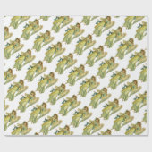 Viktorianischer Weihnachtsgel, Gloria in Excelsis  Geschenkpapier (Flach)