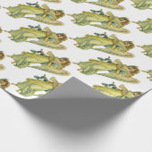 Viktorianischer Weihnachtsgel, Gloria in Excelsis  Geschenkpapier (Ecke)