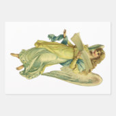 Viktorianischer Weihnachtsgel, Gloria in Excelsis  Geschenkpapier Set (Vorderseite 2)