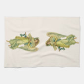 Viktorianischer Weihnachtsgel, Gloria in Excelsis Geschirrtuch (Horizontal)