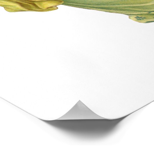 Viktorianischer Weihnachtsgel, Gloria in Excelsis Poster (Ecke)