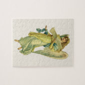 Viktorianischer Weihnachtsgel, Gloria in Excelsis Puzzle (Horizontal)