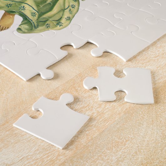 Viktorianischer Weihnachtsgel, Gloria in Excelsis Puzzle (Seite)