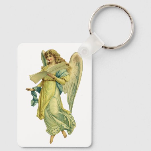 Viktorianischer Weihnachtsgel, Gloria in Excelsis Schlüsselanhänger (Rückseite)