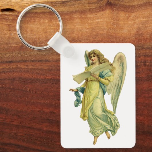 Viktorianischer Weihnachtsgel, Gloria in Excelsis Schlüsselanhänger (Vorderseite)