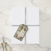 Viktorianischer Weihnachtsglanz Geschenkanhänger (Mit Garn)