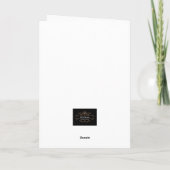 Viktorianischer Weihnachtsmann - Frohe Weihnachten Dankeskarte (Rückseite)