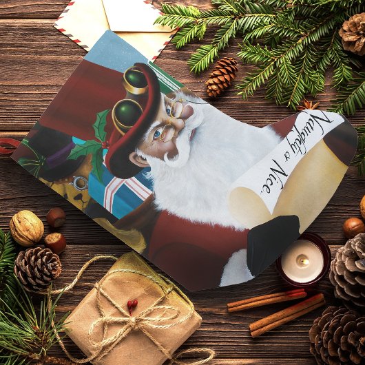 Viktorianischer Weihnachtsmann Kleiner Weihnachtsstrumpf