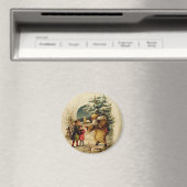 Viktorianischer Weihnachtsmann Magnet (In Situ (Geschirrspüler))