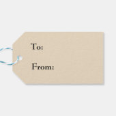 Viktorianischer Weihnachtsmann mit Engel, der Spie Geschenkanhänger (Rückseite Horizontal)