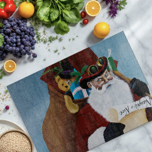 Viktorianischer Weihnachtsmann Schneidebrett