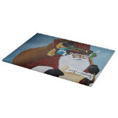 Viktorianischer Weihnachtsmann Schneidebrett (Ecke)
