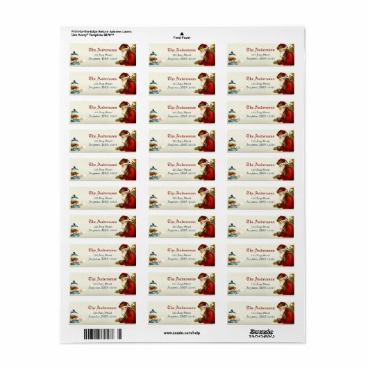 Viktorianischer Weihnachtsmann und Kind mit Weihna (Vorne)