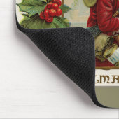 Viktorianischer Weihnachtsmann und Kinder Weihnach Mousepad (Ecke)