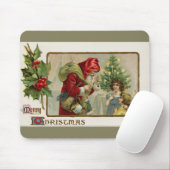 Viktorianischer Weihnachtsmann und Kinder Weihnach Mousepad (Mit Mouse)