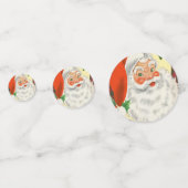 Viktorianischer Weihnachtsmann Weihnachten Konfetti (Rückseiten)