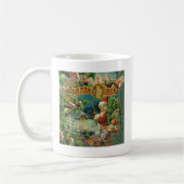 Viktorianischer Weihnachtsmann Weihnachtscollage A Kaffeetasse (Links)