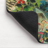 Viktorianischer Weihnachtsmann Weihnachtscollage A Mousepad (Ecke)