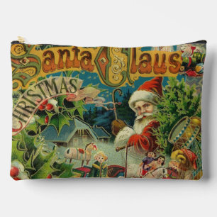 Viktorianischer Weihnachtsmann Weihnachtscollage A Zubehörtasche