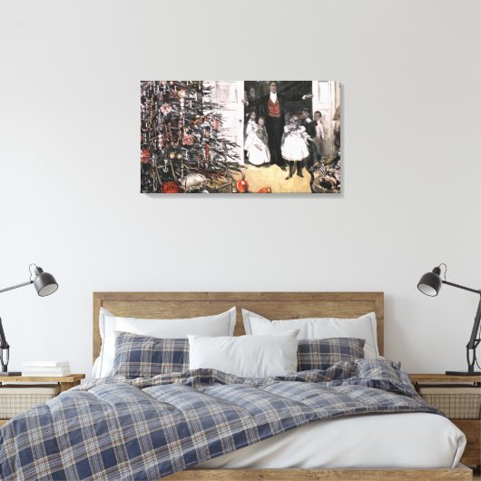 Viktorianischer Weihnachtsmorgen Leinwanddruck (Insitu (Schlafzimmer))