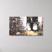 Viktorianischer Weihnachtsmorgen Leinwanddruck (Vorderseite)