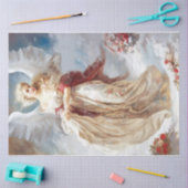 Viktorianischer Winterangel Seidenpapier (Basteln)