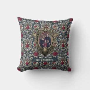 Viktorianischer Winterbeeren-Schmuck Familien-Weih Kissen