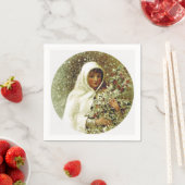 Viktorianischer Wintermärchen Serviette (Beispiel)