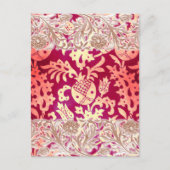 Viktorianisches Arabesque, POMEGRANATE NOUVEAU Postkarte (Vorderseite)