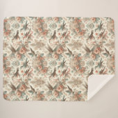 Viktorianisches Aviar: Ein Pastelgarten Sherpadecke (Vorderseite (Horizontal))