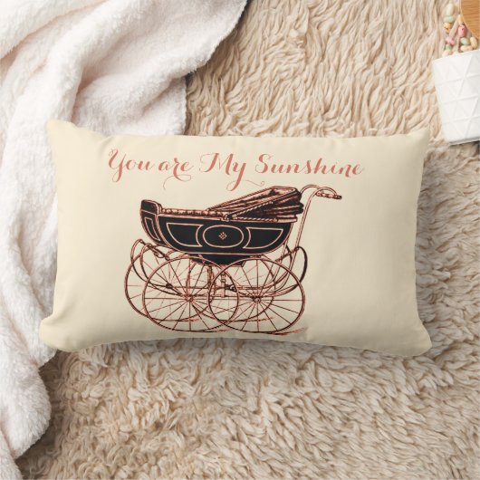 Viktorianisches Baby Buggy Kinderzimmer Lendenkissen (Decke)