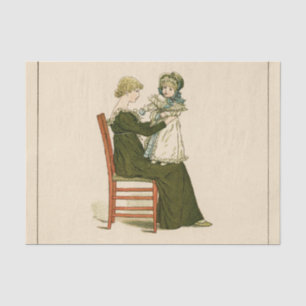 Viktorianisches Baby Greenaway Mutter Seidenpapier