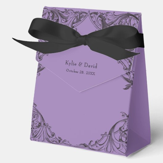 Viktorianisches Bad bis zum Tod Schwarz & Lila Hoc Geschenkschachtel (Vorderseite)