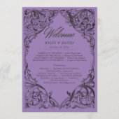 Viktorianisches Bad bis zum Tod Schwarz & Lila Hoc Programm (Vorderseite)