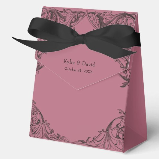 Viktorianisches Bad bis zum Tod Schwarz & Wein Hoc Geschenkschachtel (Vorderseite)